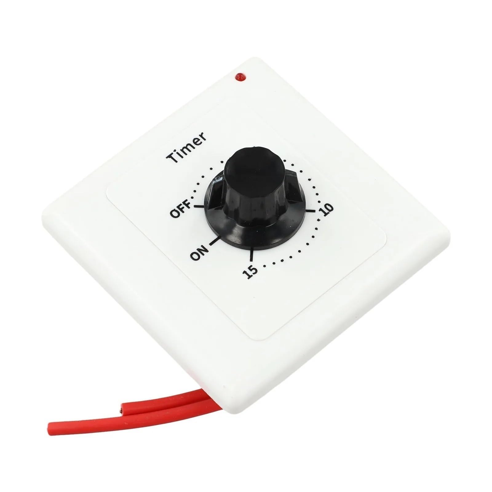 1PCS AC250V 15A Timer Switch with Mechanical and Electronic LED Indicator for Household Electrical Appliances(TIMING 15MIN)