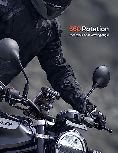 Aomiker Motorcycle Bike Phone Mount Holder - 2023 Quick Release Bike Phone Holder Handlebar Clamp, Bicycle Scooter Phone Clip For Iphone 14 Pro Max Plus, 13 12 11 Pro Max Mini, 4.7-6.8” Smartphone #TOP2