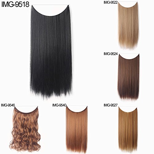 Ghfashion invisibile filo senza clip nelle