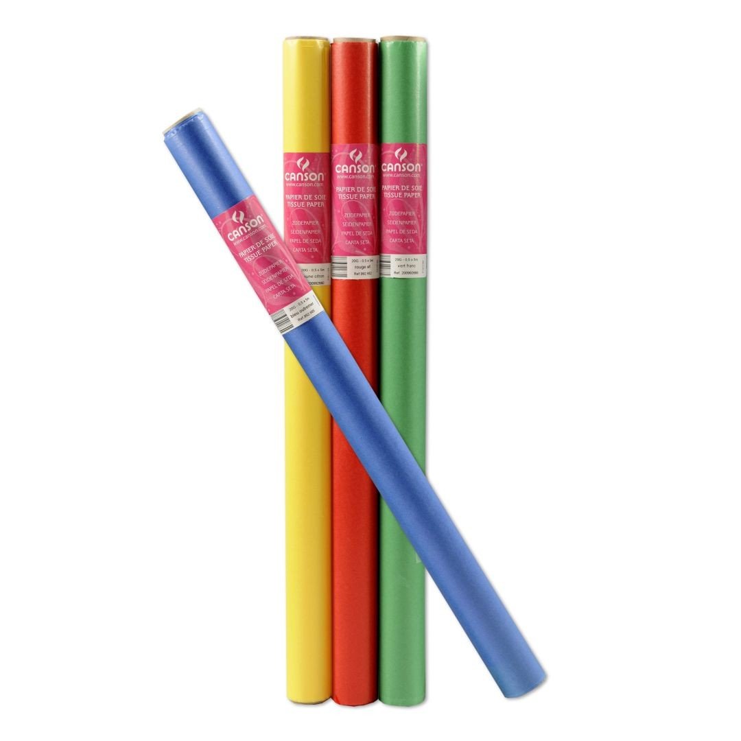 Canson 200992666 Roll Tissue Paper – 0.5 x 5 m, Green Pool, Units Contained: 1