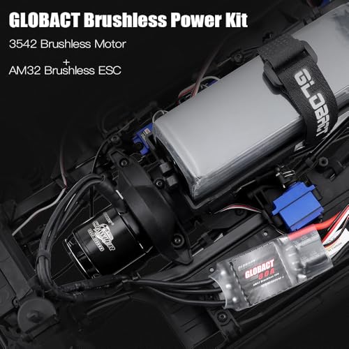 ESC crawler AM32 80A avec moteur brushless 2250KV pour un contrôle millimétré RC
