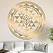 Sri Yantra Wandtattoo in 6 Größen - Wandaufkleber Wall Sticker
