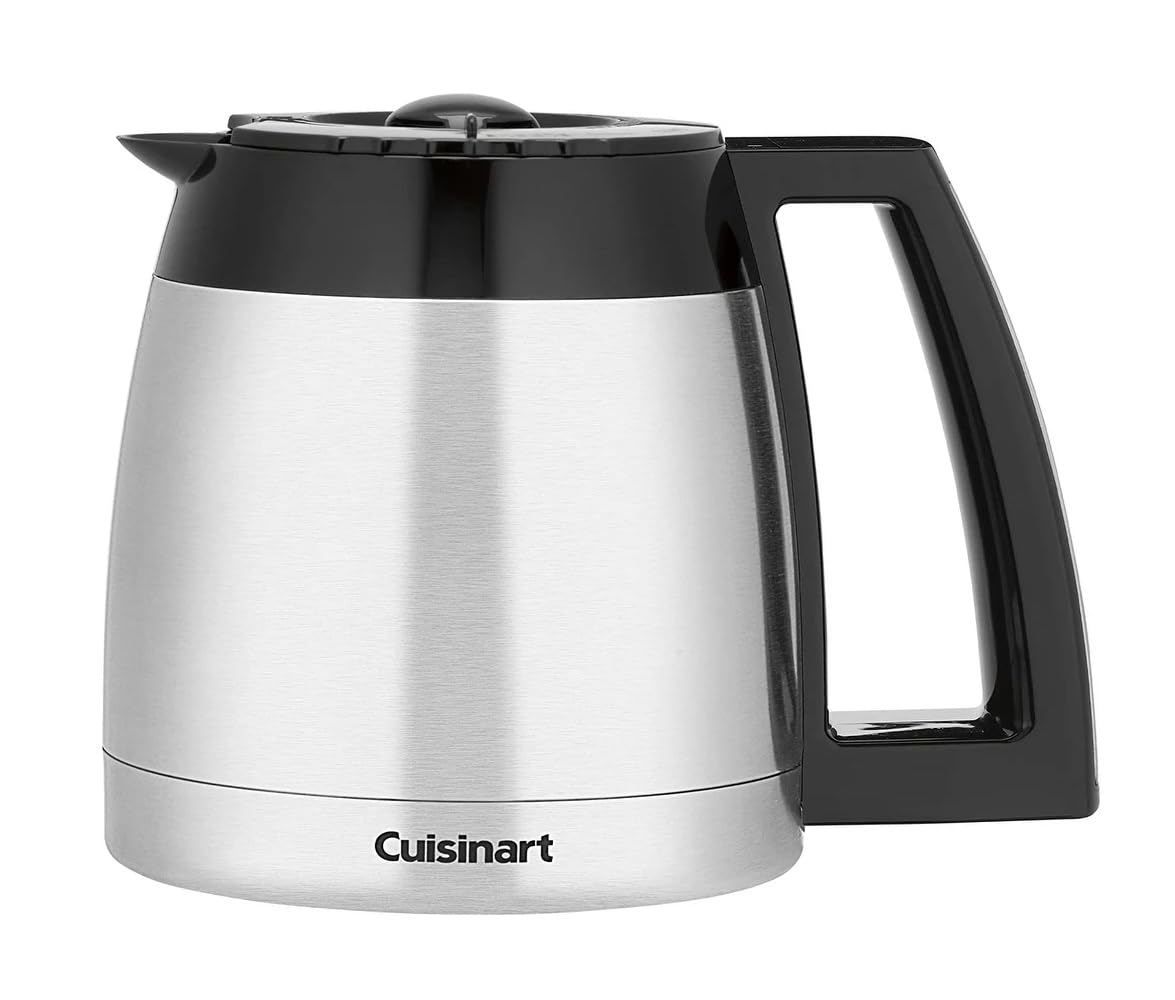Amazon.com: Cuisinart DCC-2400RC 12-Cup Stainless Thermal Carafe for  DGB-900BC, DCC-2400 and DCC-2700, Black: Coffeemaker Carafes: Home & Kitchen