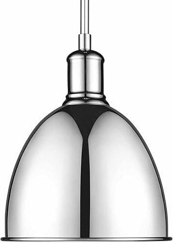 Z-Lite 4500P8-CH Sawyer - Colgante de 1 luz, 100 vatios, cromado