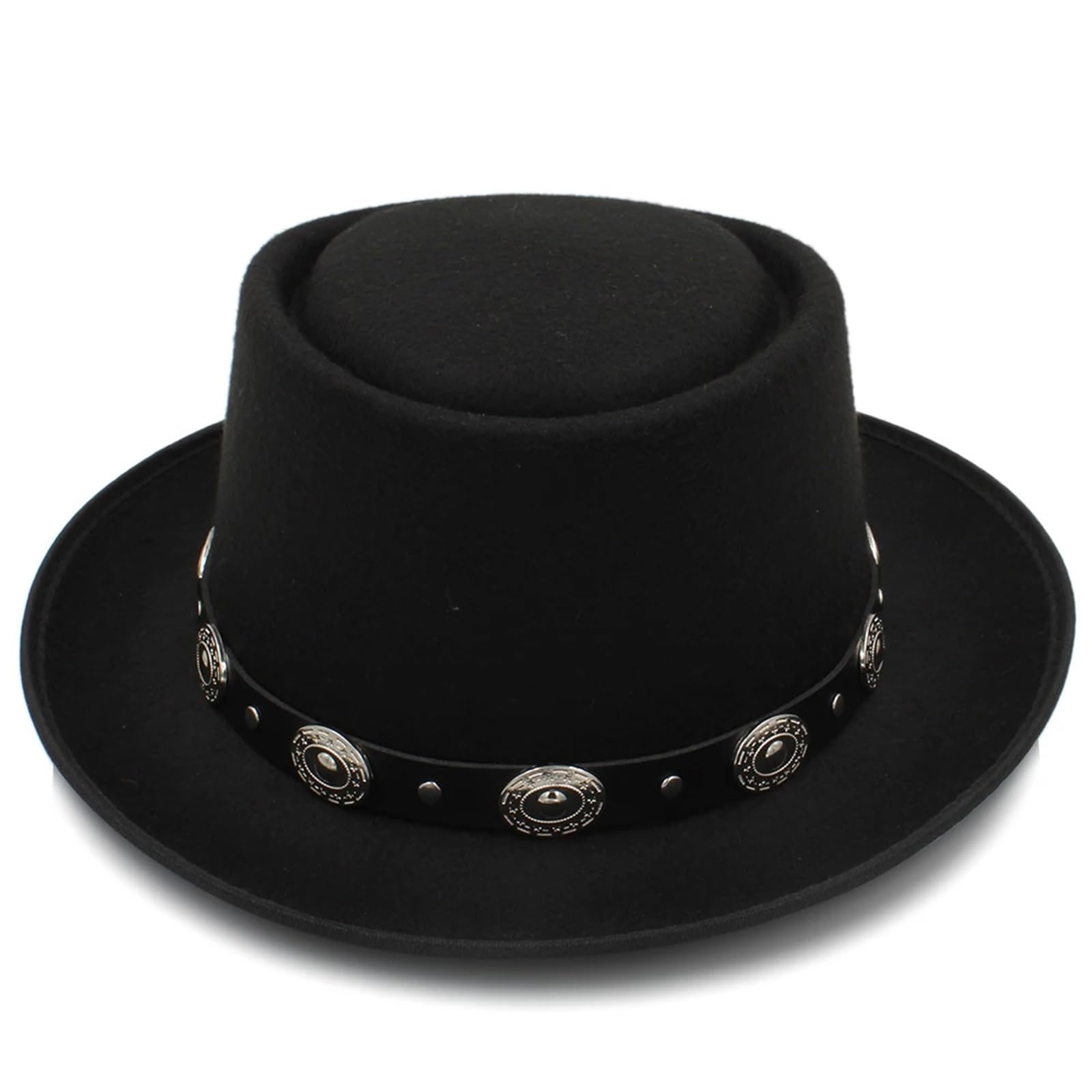 Sombrero de copa Sombreros Pork Pie for hombre y mujer, sombreros Fedora, Trilby for el sol, clásicos, retro, jazz, fiestas, viajes al aire libre, estilo urbano
