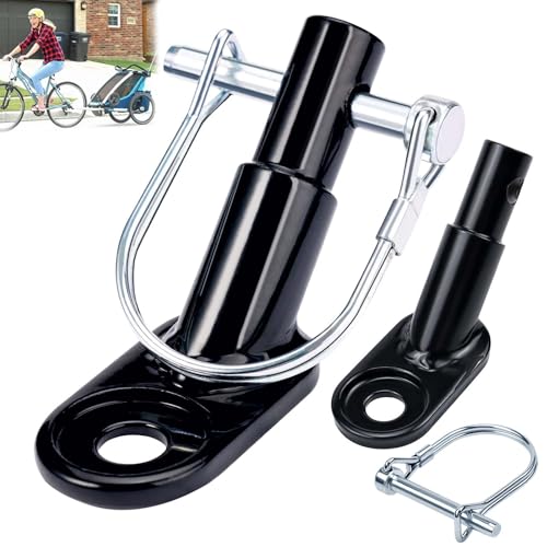 BUOAZR 2 Stück Fahrradanhänger Kupplung, Anhängerkupplung Fahrrad mit...