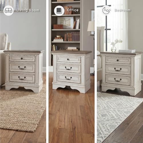Signature Design by Ashley 3 Drawer Nightstand with Charging Station - image 6