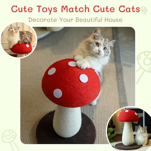 Poste rascador setal para gatos tipo seta 19.7 pulgadas miniatura 3