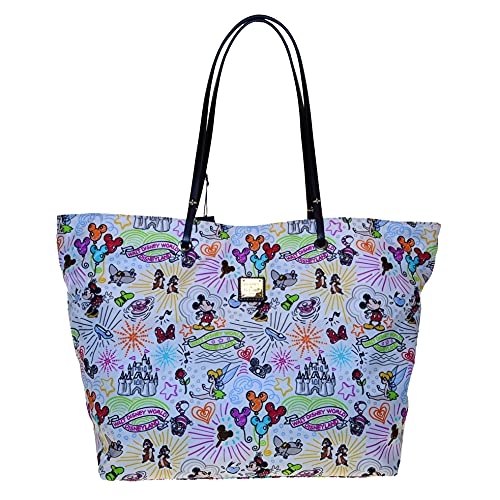Dooney & Bourke Disney Sketch Nylon Bolso Tote Reversible miniatura 1