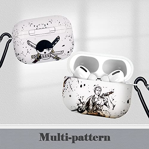 Case For Airpods Pro 2 Generation: Nanting Creative One Piece Anime Cool Compatible With 2022 Apple Earphone Wireless Charging Protective Cover (Zoro) #TOP5