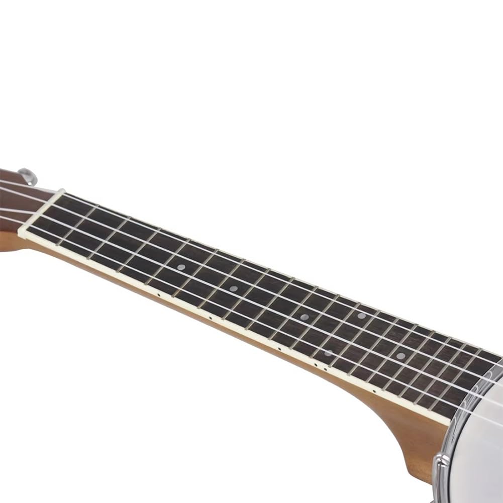 Banjo for principianti da 24", chitarra banjo a 4 corde con custodia, corde di ricambio e plettri, strumento musicale a corde for principianti