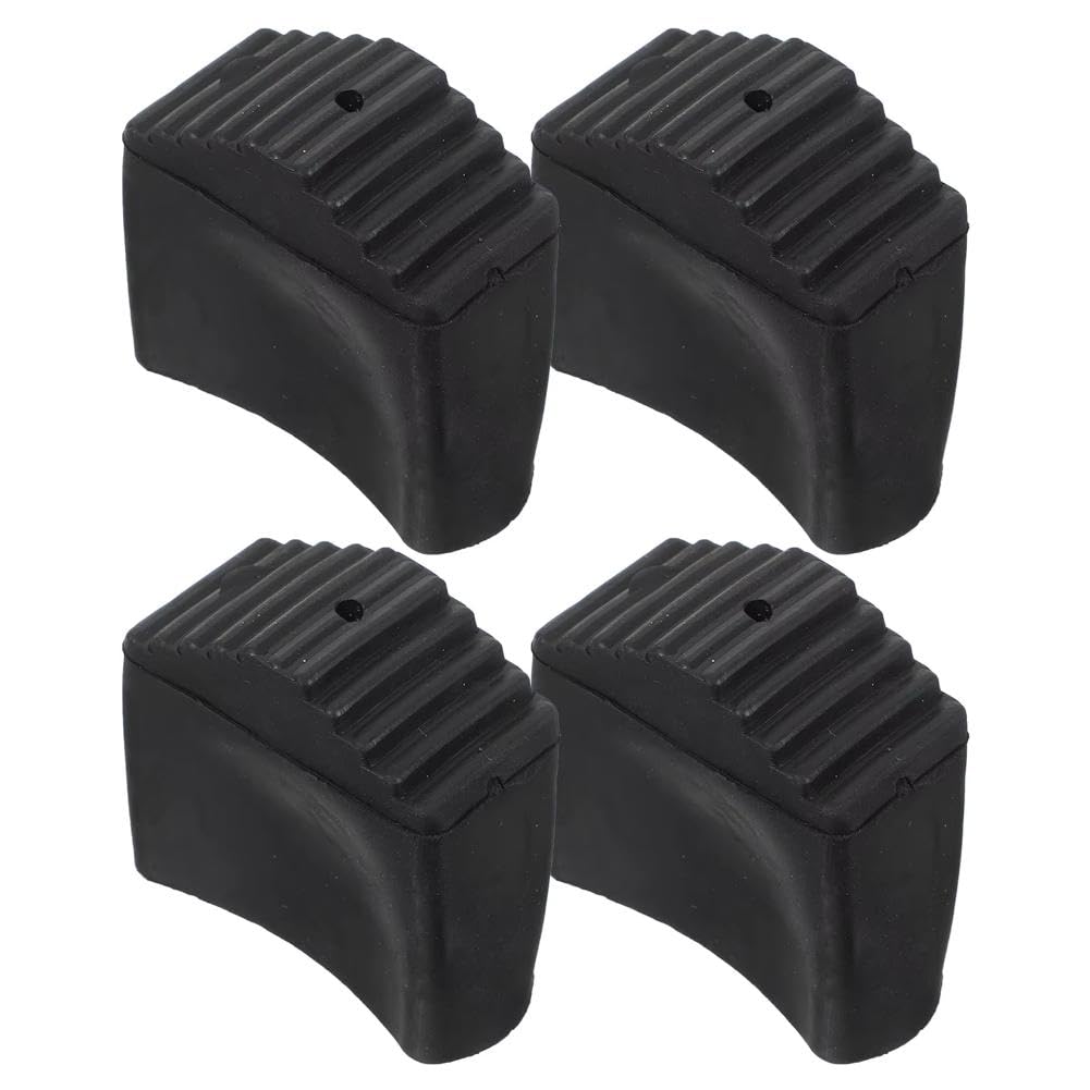 CTRLZS 4pcs Feet Rubber Covers Anti- Folding Step Telescoping Ladder Household Ladder Covers Rubber Ladder Feet Ladder Accessories
