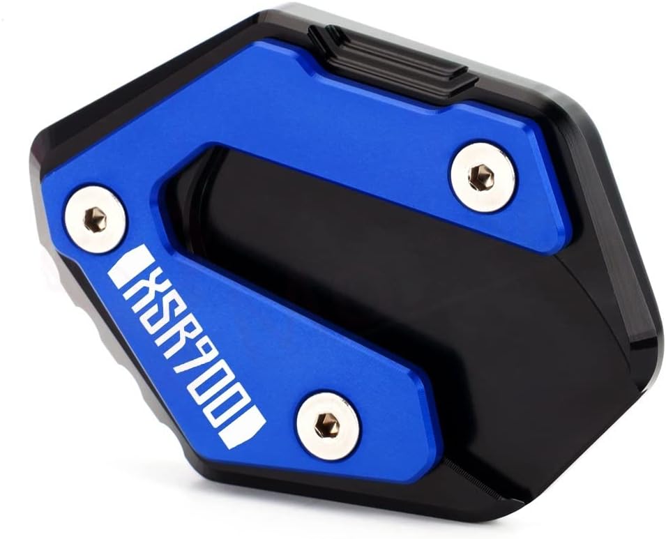 For Ya&maha MT09 Tracer FJ09 XSR900 Motorcycle Foot Support Side Stand Cover CNC Support Plate Enlarger Pad Extension Pad Anti Slip (Color : Red)