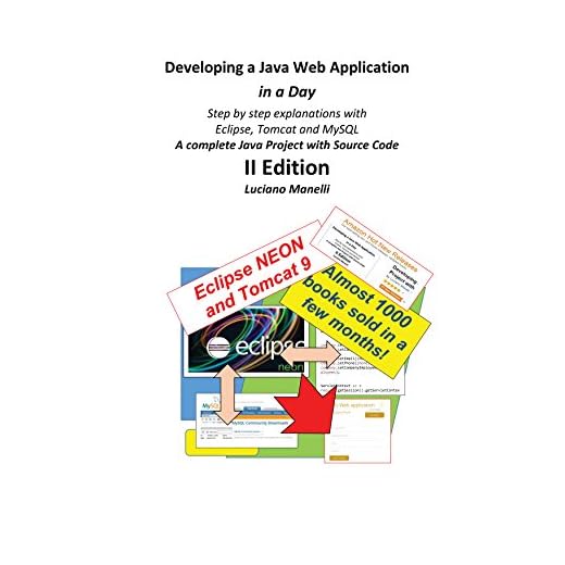 Developing a Java Web Application in a Day: Step by step explanations with Eclipse, Tomcat and MySQL - A complete Java Project with Source Code (Java Web Programming Book 2)