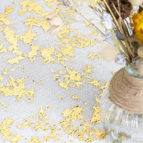 Tulle de polyester étincelant pour chemin de table de mariage chic - 5