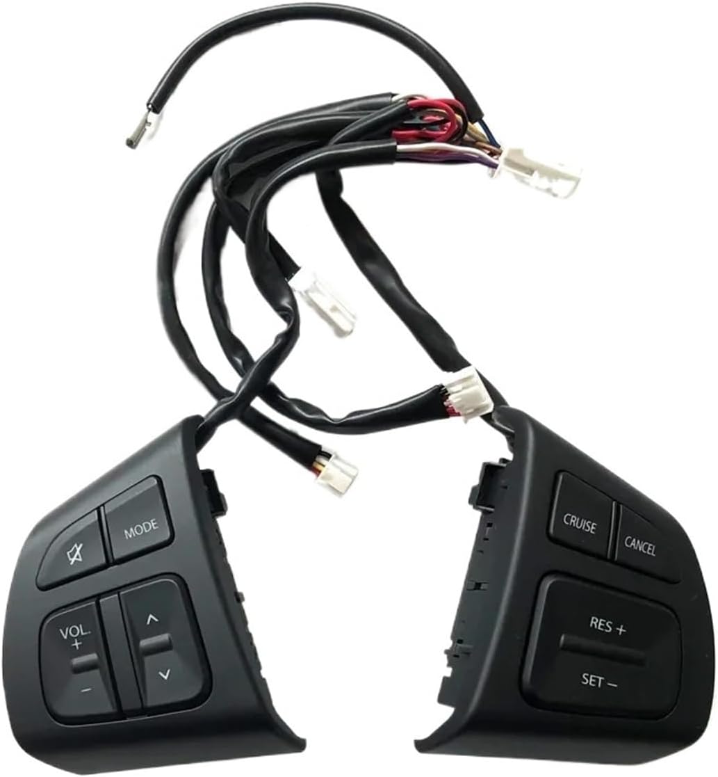 Multifunction Steering Wheel Switch Button Audio Volume Cruise Speed Control Switch Button Compatible with Suzuki Swift SX4 S-Cross Vitara(for SX4)