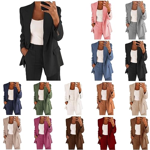 UPOI 2023 Damen Hosenanzug Business Anzug Set Elegant Hosenanzug...