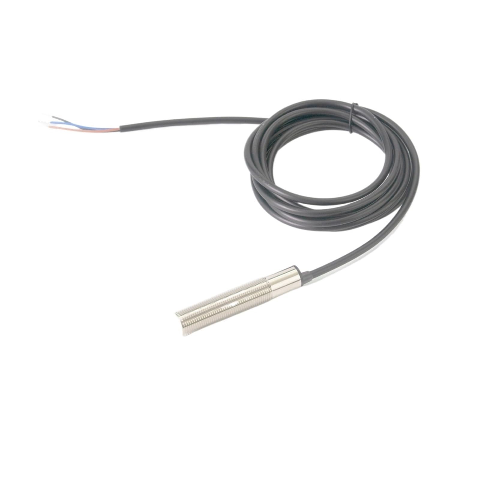 MXXDMOPD M12 Capacitive Proximity Sensor 3 Wire DC 10-30V NPN PNP IP65 Embedded Industrial Non-Contact Switch(NPN NO)
