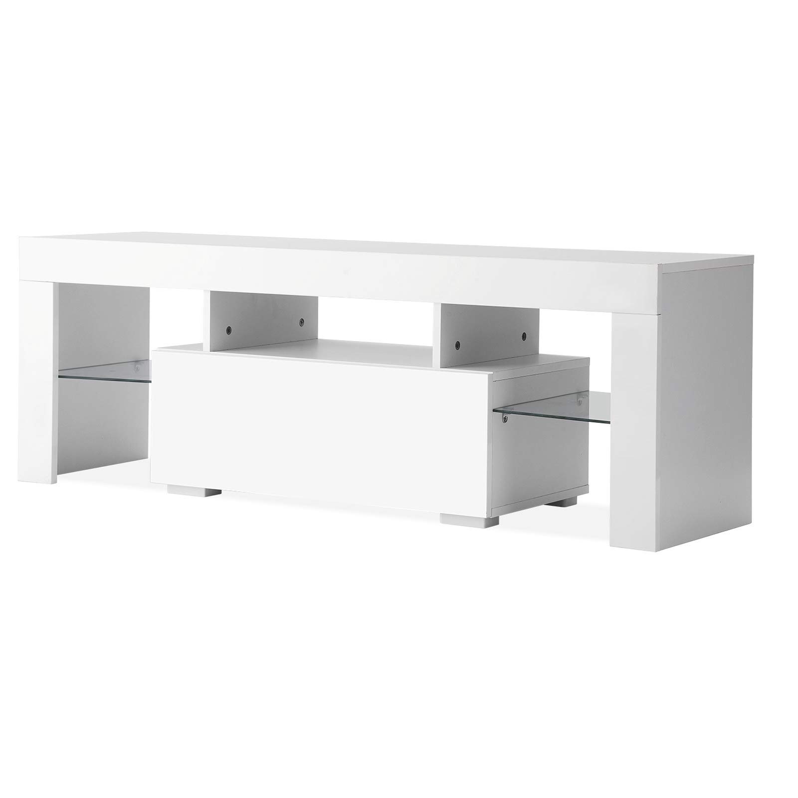 Buy TV Bench Modern Storage 51 Inch TV Stand High Gloss LED