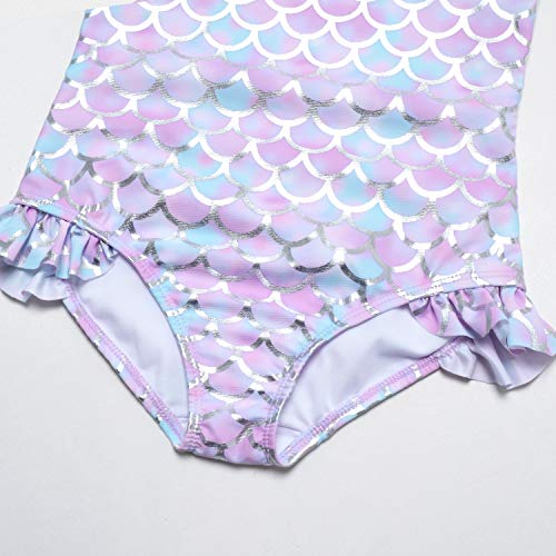 Image of QPANCY Girls Swimsuits Unicorn Bathing Suits Toddler Kids One Piece Swimwear