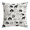 TSOTMO JJK Anime Pillow Home Decor Japanese Anime Lover Cushion Cover for Home Living Room Women Bedroom (Japanese Cartoon PC)