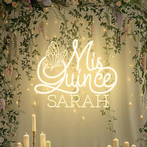 Mis Quince Custom Name Neon Sign – Personalized LED Light