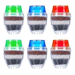 Actieve koolkraan, hoogwaardig waterfilter voor drinkwater, drinkwaterfilter, waterfilter voor kalkfilter (6-laagse filter)