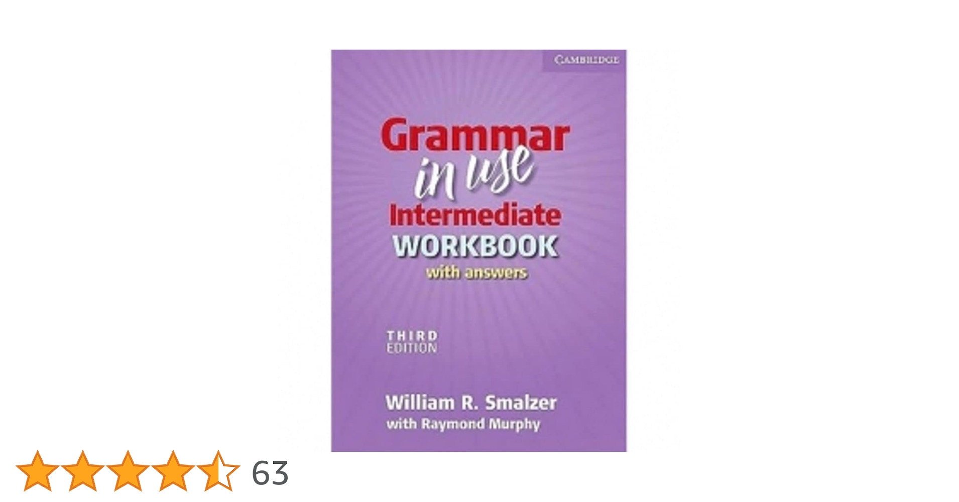 Amazon | Grammar in Use Intermediate Workbook with Answers