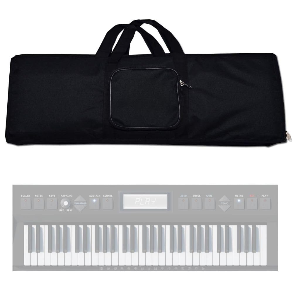 MOCKING BIRD 61 Keys Padded Keyboard Bag – Compatible with Yamaha PSR-F52, F51, E263 & Casio CTK 2550, CTK 3500, CT-S200, CT-S300 – 38-Inch Waterproof Piano Cover with Extra Pocket