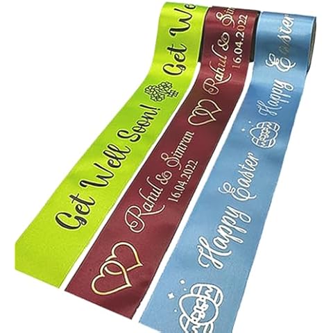 Personalised Satin Ribbons for Celebrations Cover