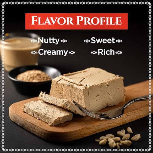 Abdurrahman Tatlıcı Halvah, Turkish Halva, Tahini Halva, Vegan, Gluten Free, 10.6oz - image 4