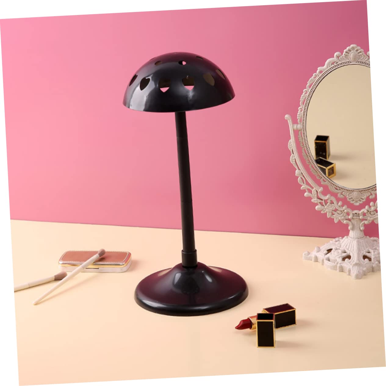 TOVINANNA 2Pcs Detachable Wig Styling Stand for Hairpiece Display Height Wig Holder for Long Wigs for Cosplay Hats and Headdress Arrangement