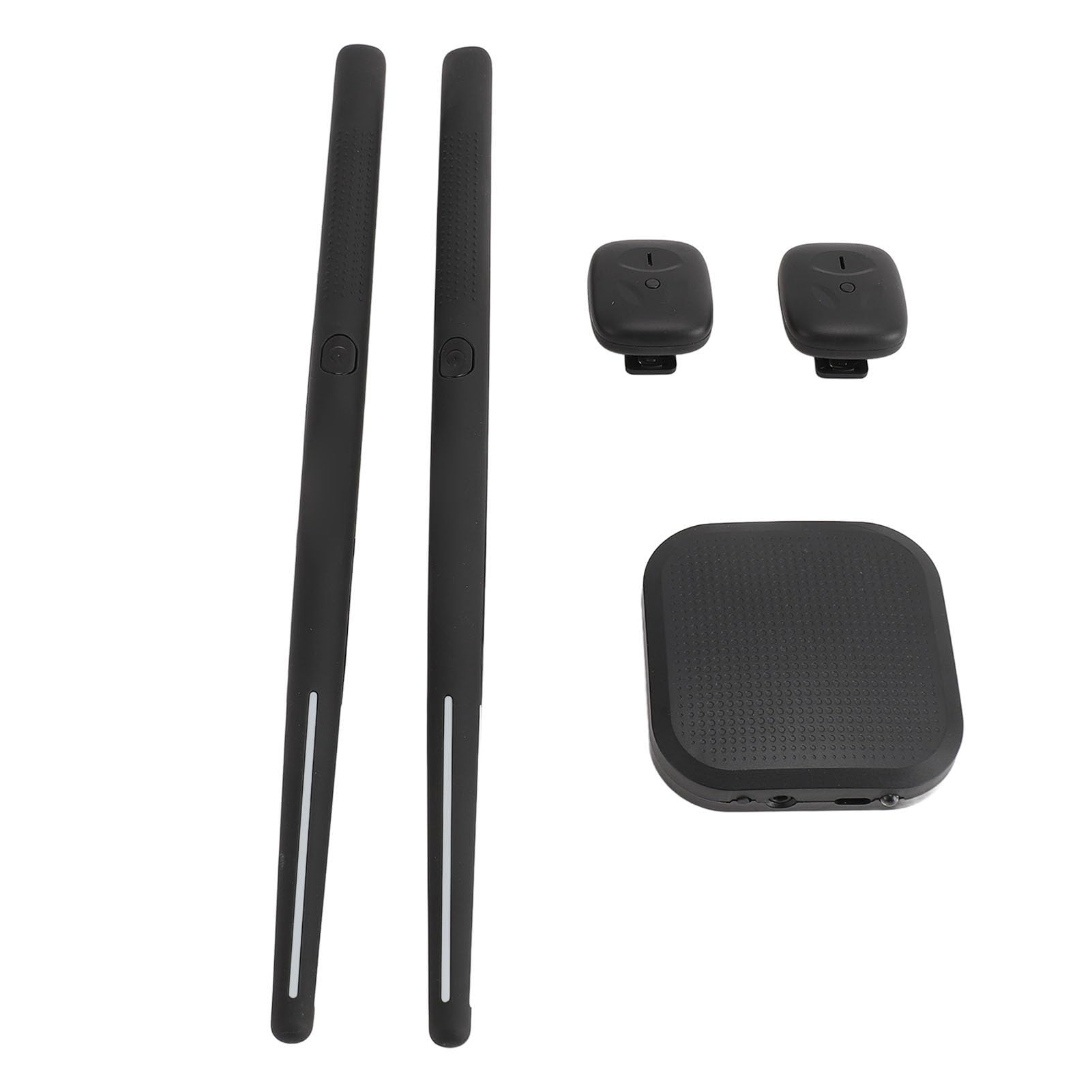 Virtual Air Drum Set, Portable Virtual Electronic Drum Set with Drumsticks, Foot Pedals, Sound Converter, 3D Motion Sensing Electric Drum Set for Kids Teens Adults, Holiday Gift