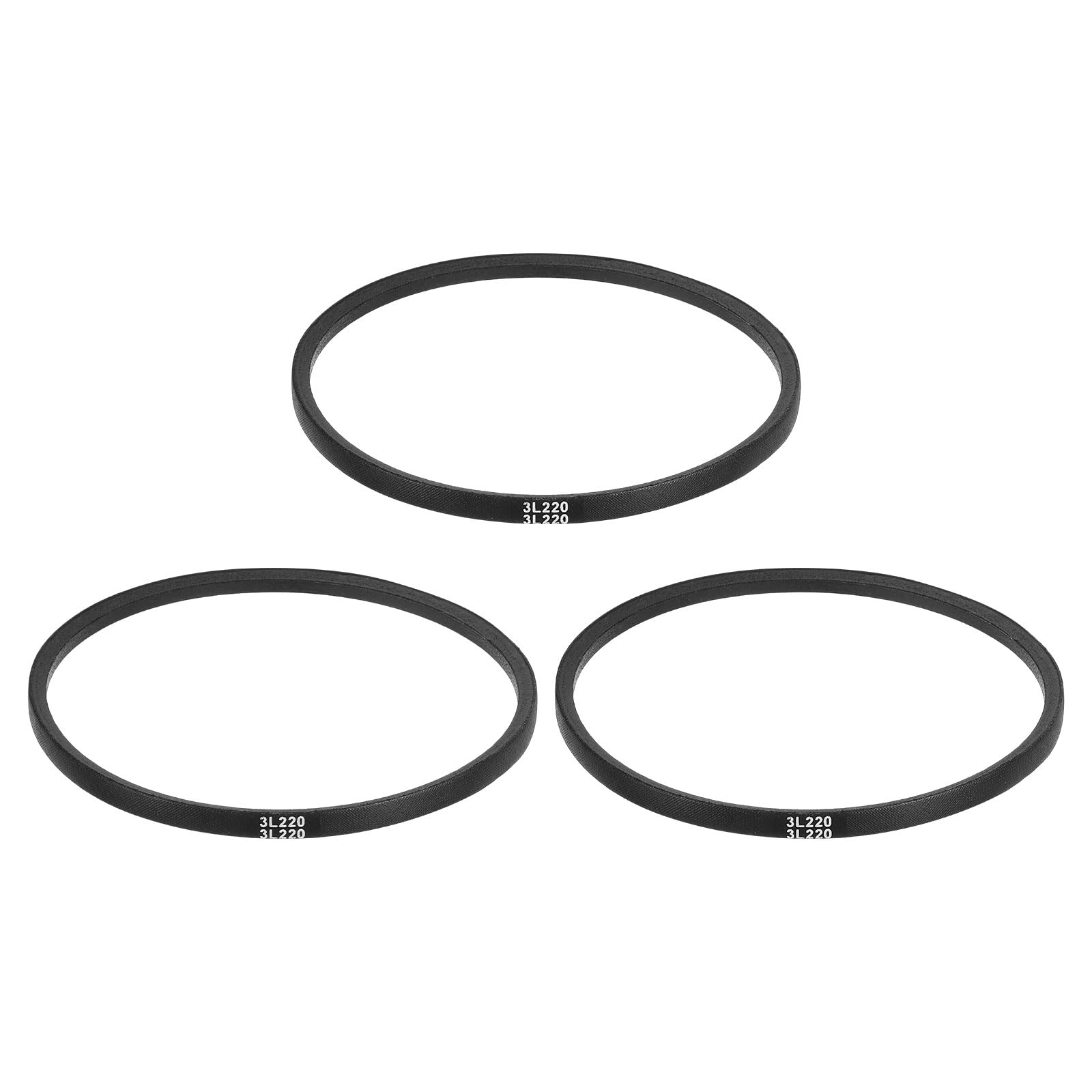uxcell 3L240 Classic Wrapped Rubber V-Belt, 24"(610mm) Outside Circumference, 3L Profile V Belt 3/8" Width 7/32" Height — view 139