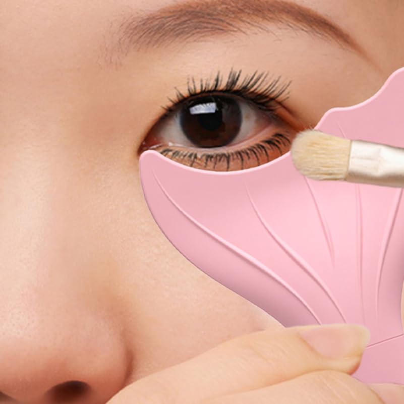 Silicone Eyeliner Stencil Tool, Reusable Eye Makeup Guide, Eyeliner Applicator Tool, Curved Eyelash Applicator & Mascara Drawing Aid for Beginners and Women