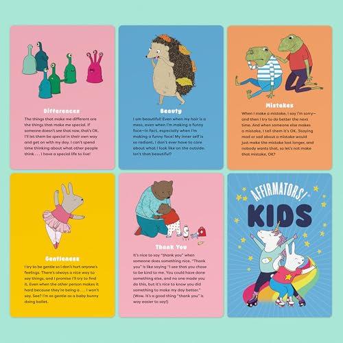 Image of Knock Knock Kids Affirmators! Kids Deck: 40 Affirmation Cards for Kids to Boost Your Mood and Adjust Your 'Tude