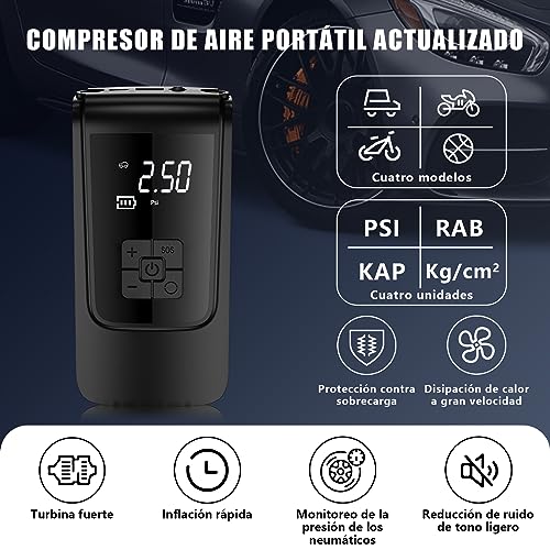 Herramientas Automotrices, Tools mini compresor aire auto Marca MOXIMX (3)