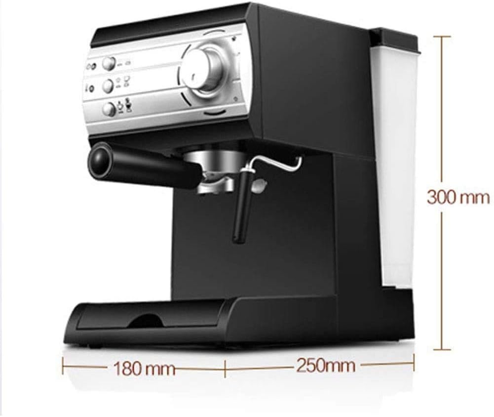 Espresso Machine Capacity Powerful Pressure Brewer Coffee Maker with Milk Frother Wand for Cappuccino Latte and Mocha, Black
