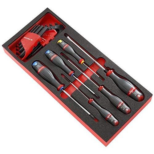 FACOM MODM.A7 Module mousse tournevis avec Clé Mâles, Multicolore