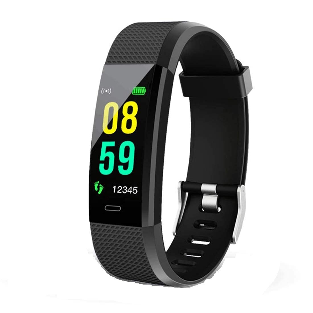 Mabron ID115 Plus HR Smart Wristband Heart Rate Monitor with 0.96 Inch OLED Display Sensor Waterproof Android 4.4 and Above (B09SCQ9W93) Amazon Price History, Amazon Price Tracker