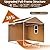 Montary 6X4 FT Outdoor Storage Shed with Windows, Lockable Door & Ventilation - Weatherproof Metal Garden Shed, Outdoor Tool Storage House for Backyard, Lawn, Patio,Yard