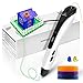Stylo 3D, stylos d'imprimante 3D GEEETECH avec 8 niveaux de vitesse différents, écran LCD intelligent pour stylo 3D compatible avec le filament 1.75mm de PLA/ABS