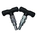 India Enterprises T-Shape Spring Catcher Set – 6 Heavy-Duty Pins for Benches, Cable Machines, Smith Racks, Weight Stack Systems gallery image