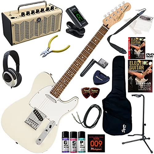 【セット品】Squier エレキギター初心者入門 THR5が入ってる大人の19点セット Affinity Telecaster/OW(オリンピックホワイト)