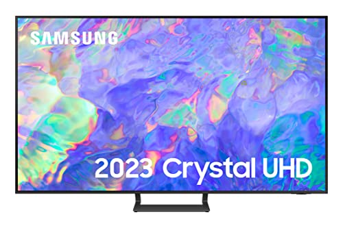 Samsung 55 Inch CU8500 4K UHD Smart TV (2023) - Air Slim Design TV With Centre Stand & Alexa Built In, 4K Crystal Processor, Object Tracking Sound, Multi View, Gaming TV Hub & Smart TV Content