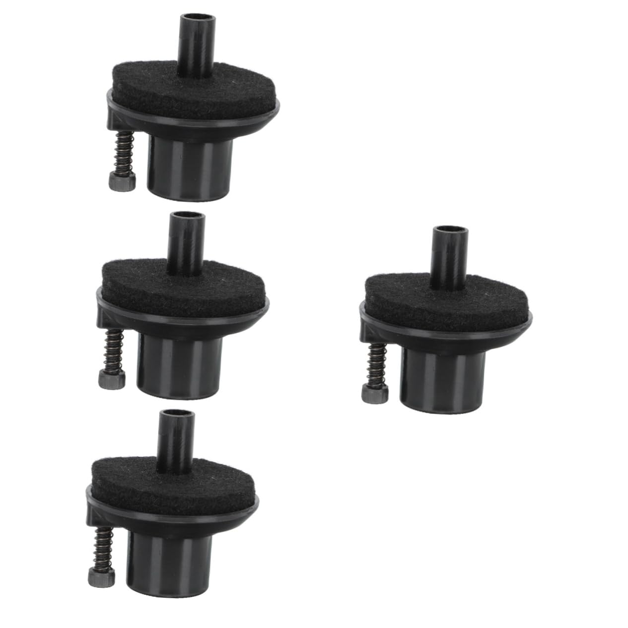Abaodam 4pcs Drum Set Supplies Drum Cymbals Accessories Felt Pads Mute Cymbal Clutch Hi-hat