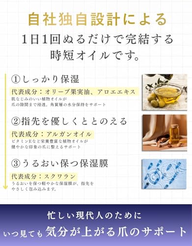 Meltera 【爪の保湿ケア】ネイルオイル キューティクルオイル 10ml ハイポニキウム 保湿 ハイポニキウム育成 ネイルケアオイル ネイル 爪 ネイルケア 甘皮 の商品画像 3