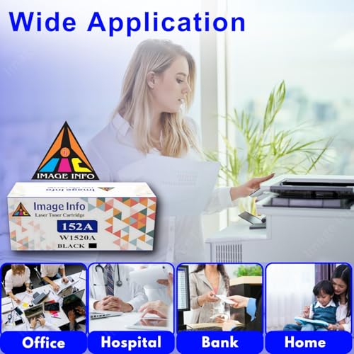 Image of ImageInfo HIGH YEILD W1520X / 152X Compatible Toner Cartridge for HP LaserJet Pro 4004 / 4004dw / 4004dn / 4004d / MFP 4104 / MFP 4104dw / MFP 4104fdw / MFP 4104fdn with Chip 5000 Pages