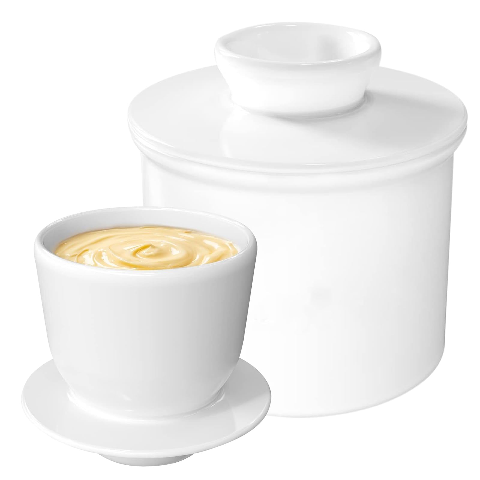 MEGYAD Keramik Butterdose - Hält Butter Frisch Ohne Kühlschrank