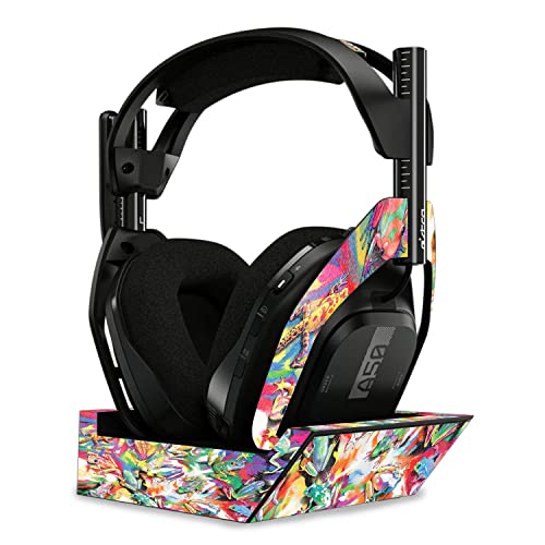 Image of MightySkins Glossy Glitter Skin Compatible with Astro A50 Wireless Headphones + Base Station (Gen 4) - Wet Paint | Protective, Durable High-Gloss Glitter Finish | Easy to Apply | Made in The USA